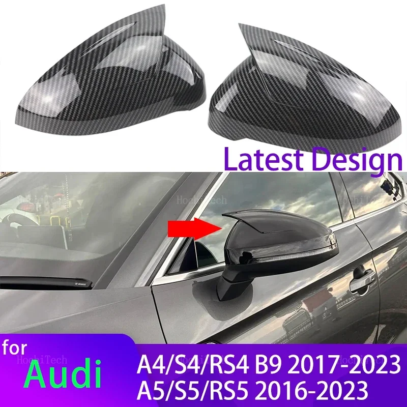 Carcasas de espejo laterales negras Audi A4 B9 – A5/S5/RS5