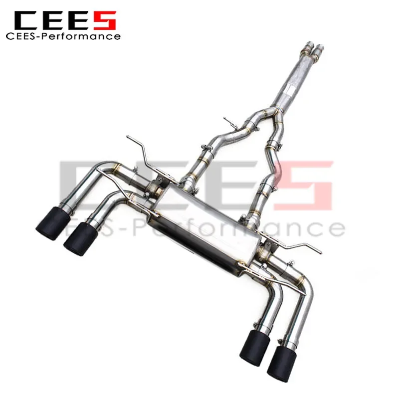 CEES sistema de escape cat-back valvulado para Jaguar F-Type V8 5.0