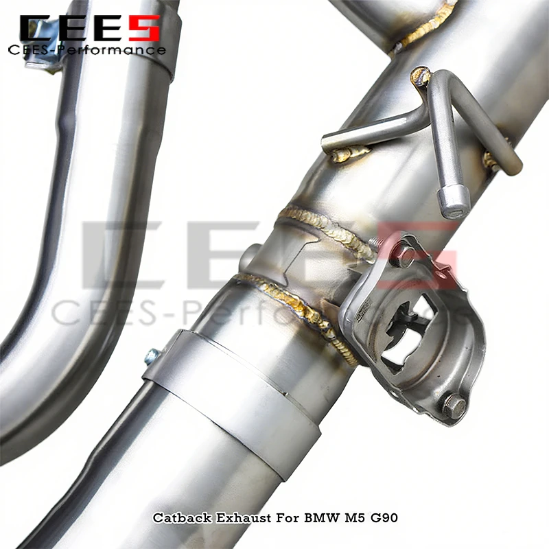 CEES Escape cat-back con válvula para BMW M5 G90/G99 4.4 T - imagen 5