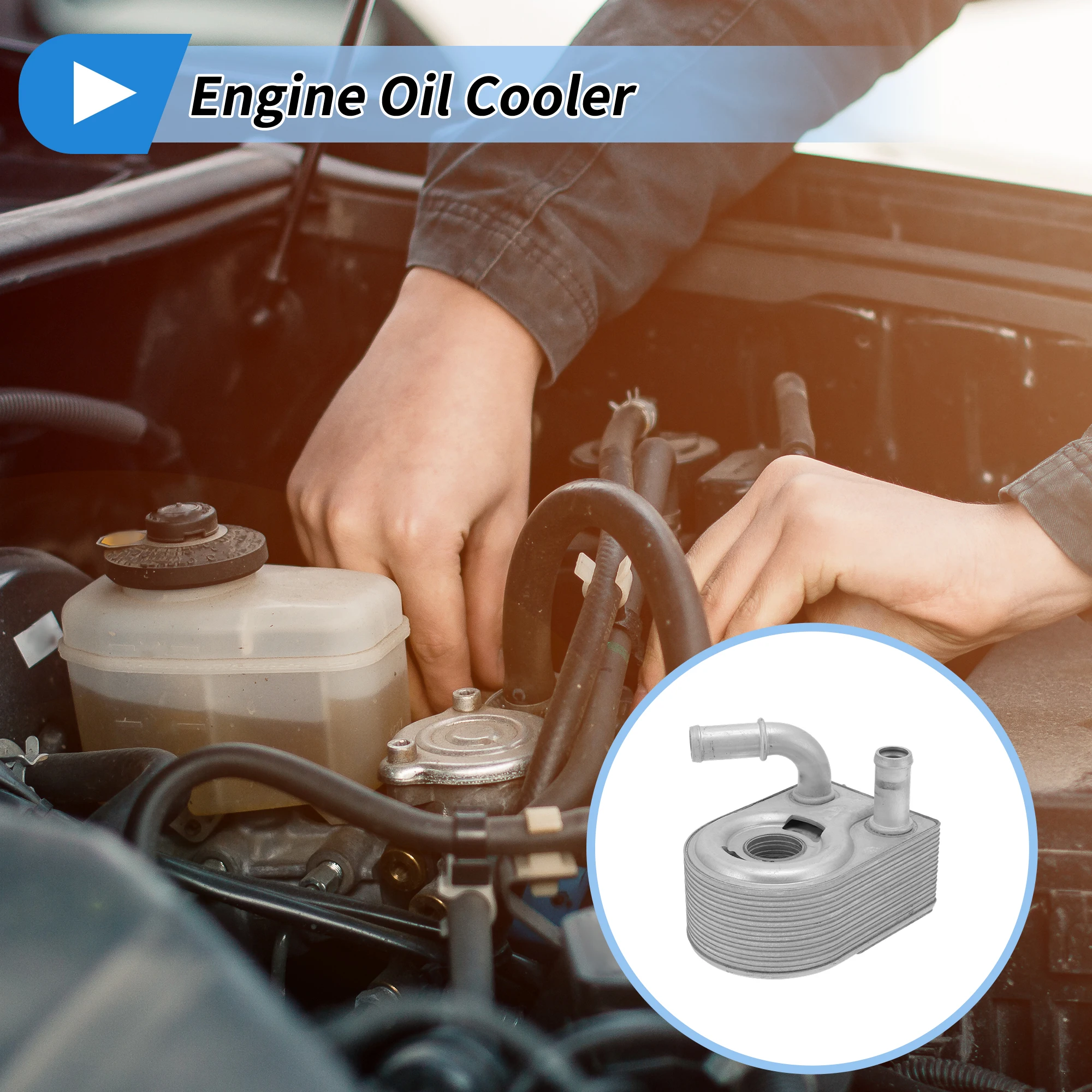 UXCELL Enfriador de aceite de motor para Ford Fiesta 2011-2013 No.7S7G6B856AA 1 pieza