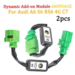 Módulo LED de intermitente dinámico trasero para Audi A6/S6/RS6 C7