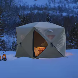 Tienda de campaña invernal resistente pesca hielo sauna exterior