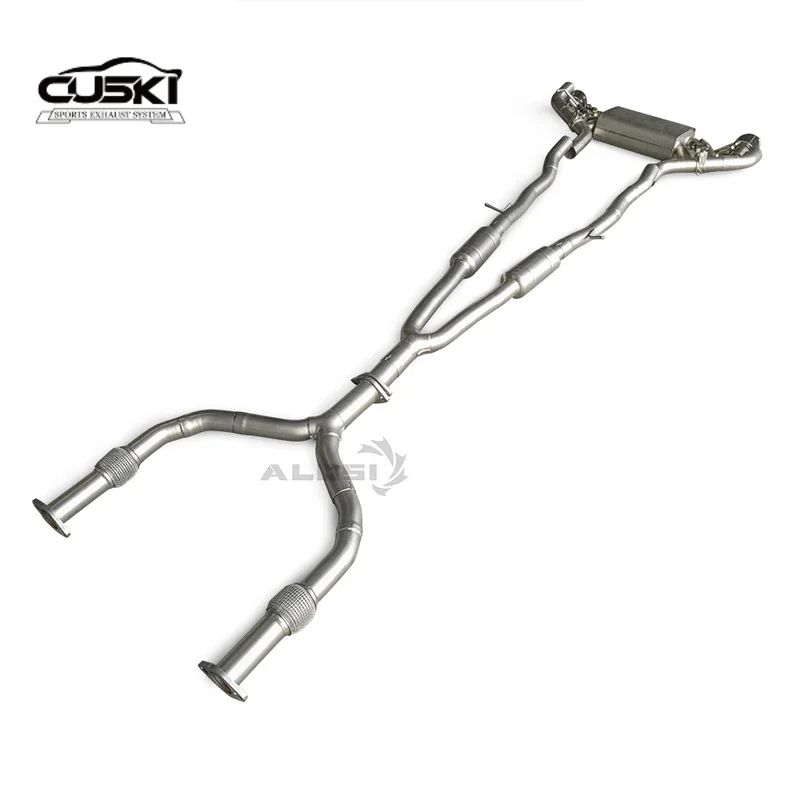 Escape deportivo trasero de acero inoxidable Infiniti Q60 3.0T - imagen 3