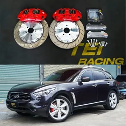 Kit freno delantero 6 pistones S60-Plus BBK para Infiniti FX35