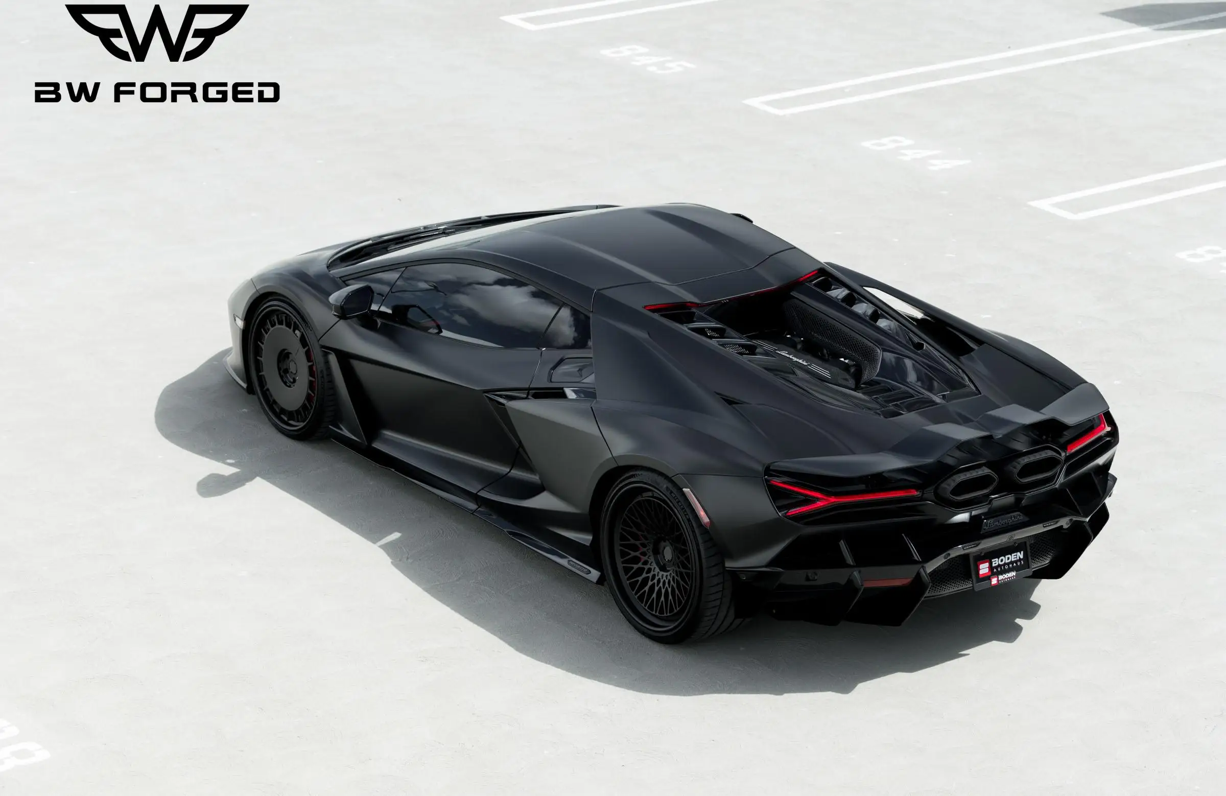 Llantas forjadas negras monobloque para Lamborghini Revuelto - imagen 4