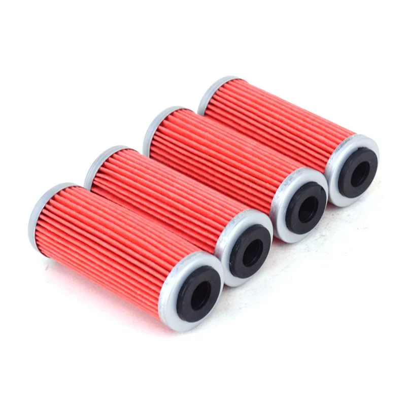 Juego de 4 Uds de filtro de aceite para motocicleta SX SXF 250 EXC 350 450 505 400 530 para FC FX FE FS para Husaberg FE250 FE350