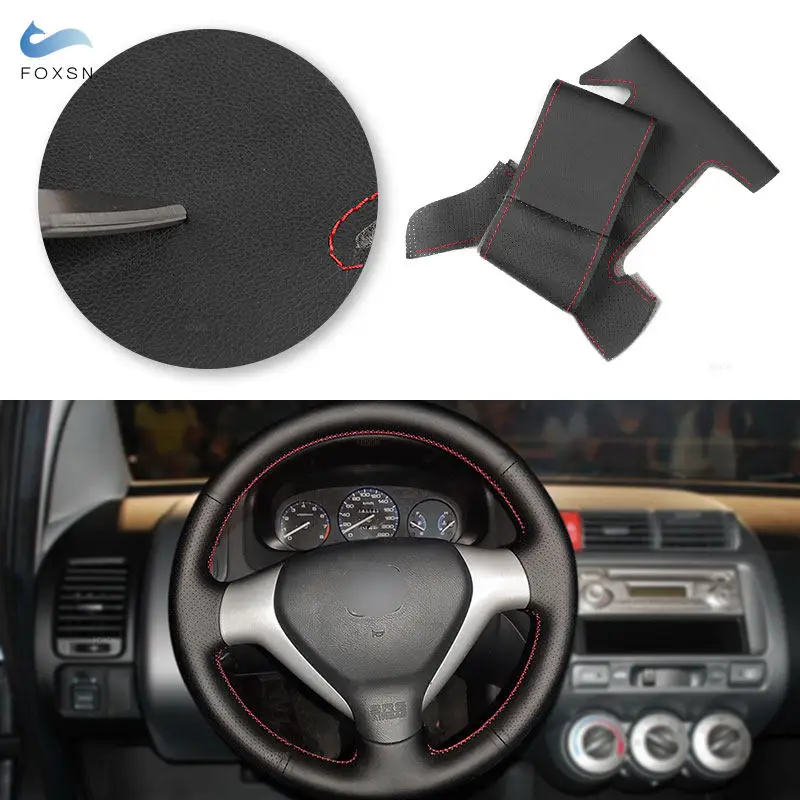 Funda volante microfibra perforada para Honda Jazz 2007-2008