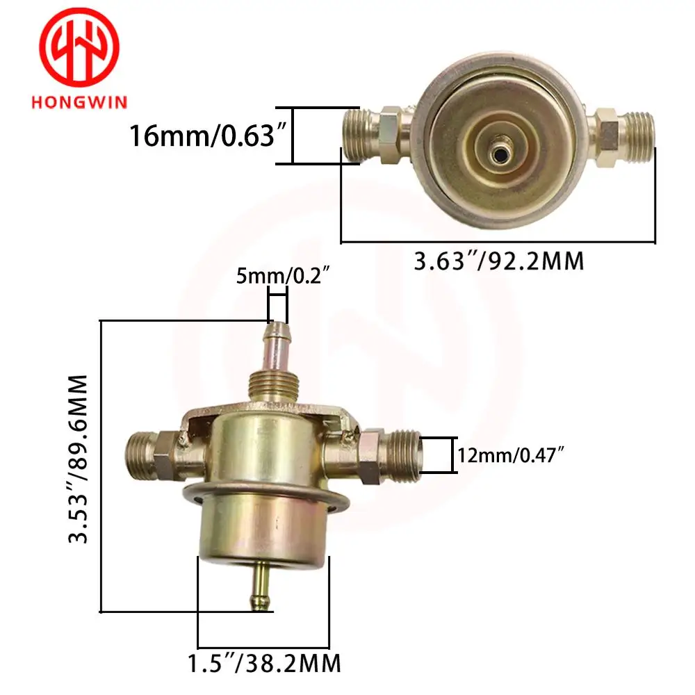 92811019826 Regulador de combustible 3,5 bar para Porsche 911 - imagen 2