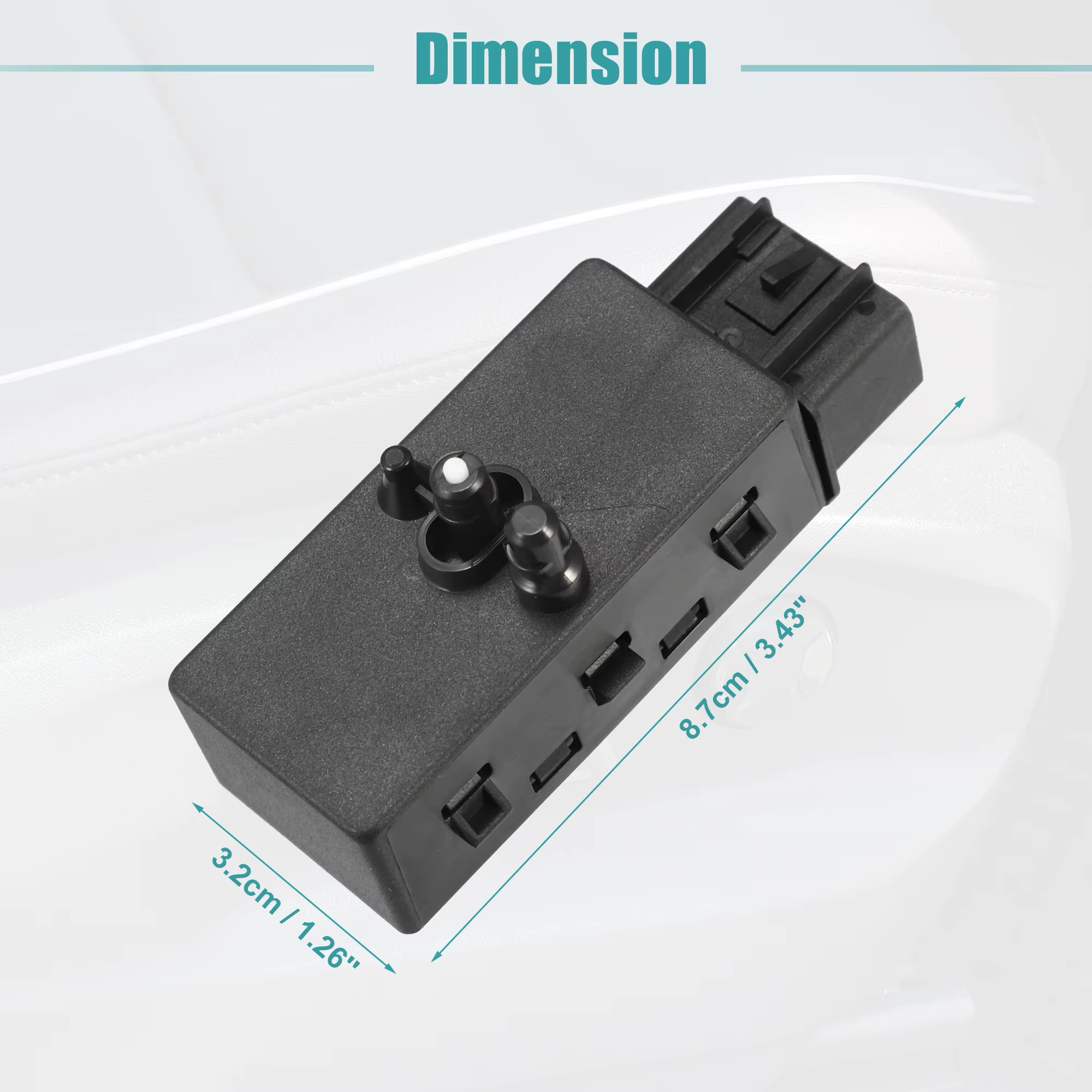 Interruptor asiento X Autohaux – Reclinable frontal izq – Chevrolet Camaro - imagen 3