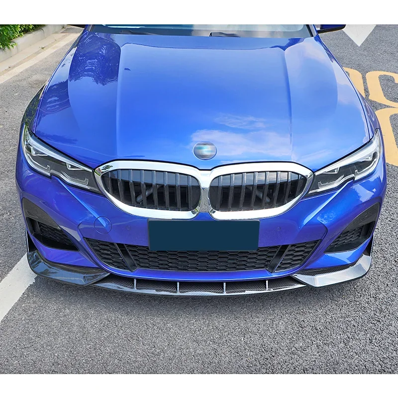 Labio delantero BMW Serie 3 G20 2019-2023 acabado carbono - imagen 2