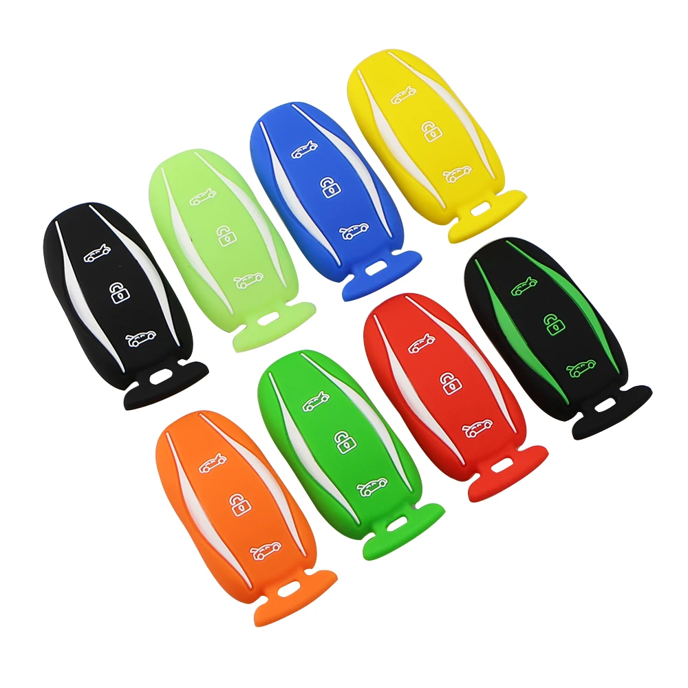Funda de silicona para llave Tesla Model 3, Y, X y S - imagen 2