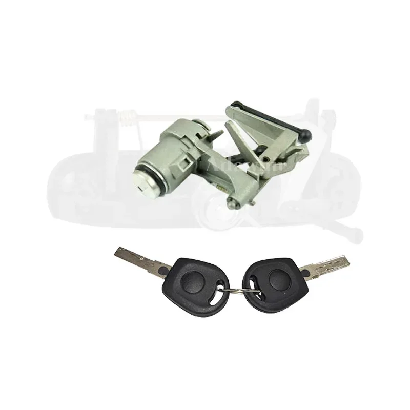 6Q6827565D Núcleo de cerradura portón trasero VW Polo 9N 2 llaves - imagen 2