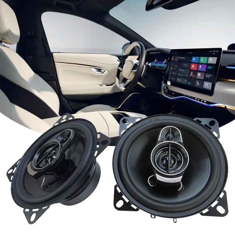 Kit completo de altavoces Q-PERTORS con accesorios y embalaje