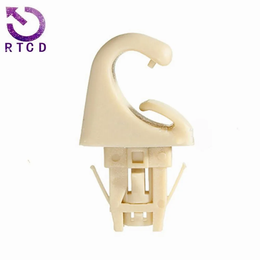 Clip gancho visera de techo Toyota Camry Corolla beige/gris - imagen 3