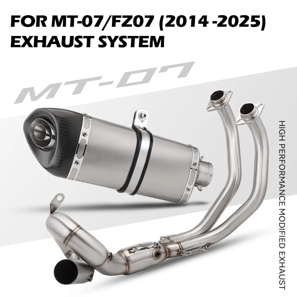 Escape completo fibra de carbono Yamaha MT-07 2014-2025 51 mm