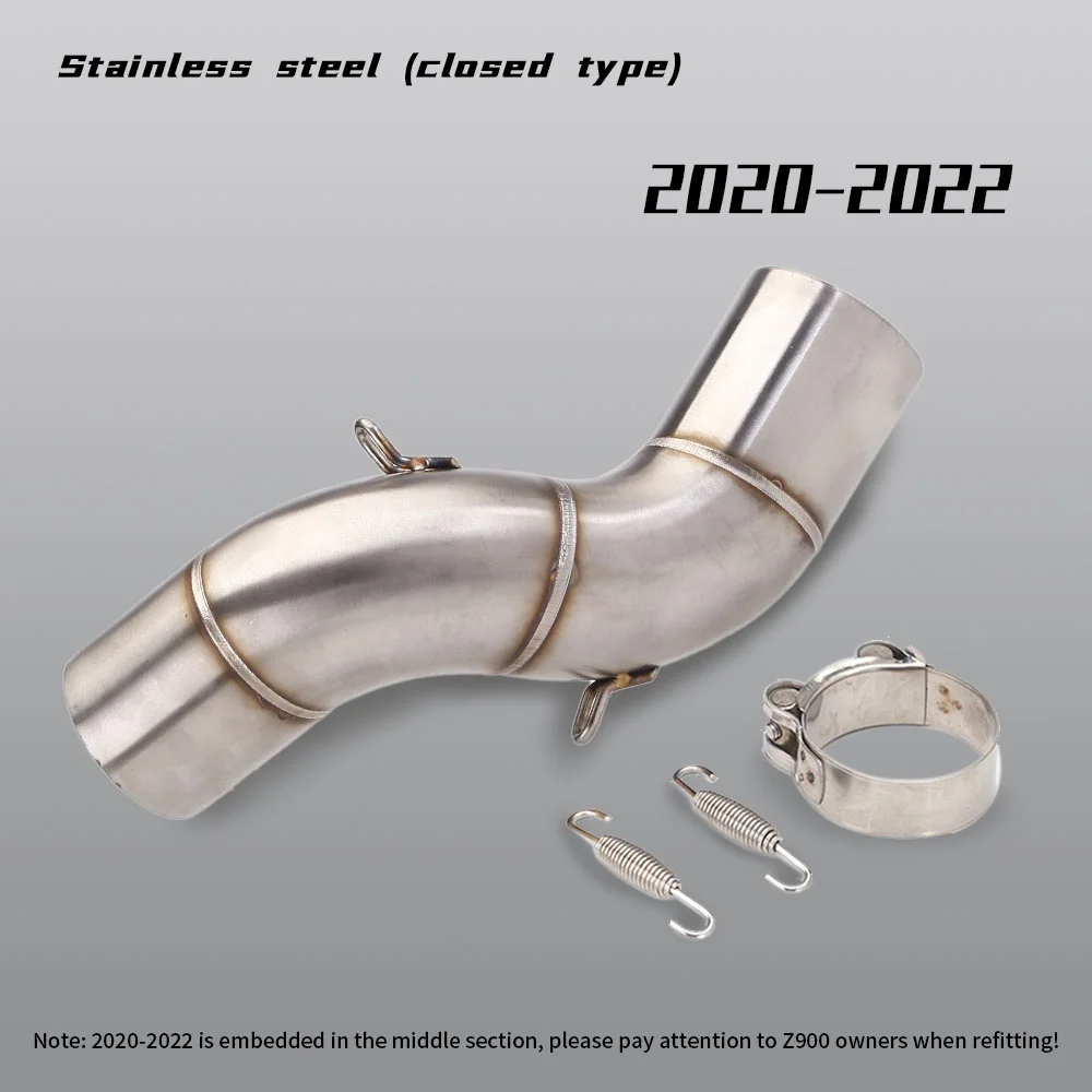 Tubo intermedio deslizante de escape para Kawasaki Z900 - imagen 4