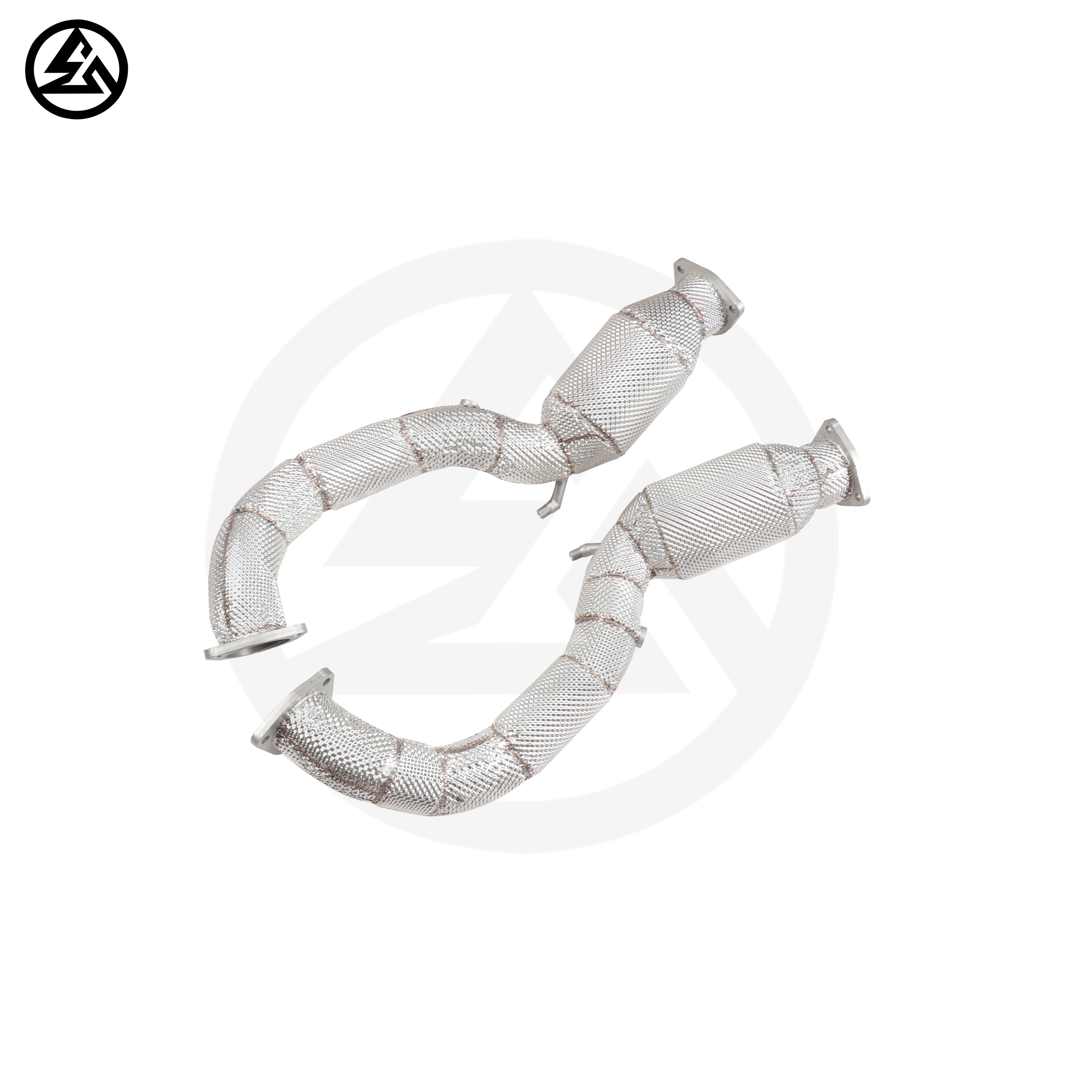 Downpipe escape Porsche 718 Cayman GT4 RS 4.0L acero inoxidable - imagen 3