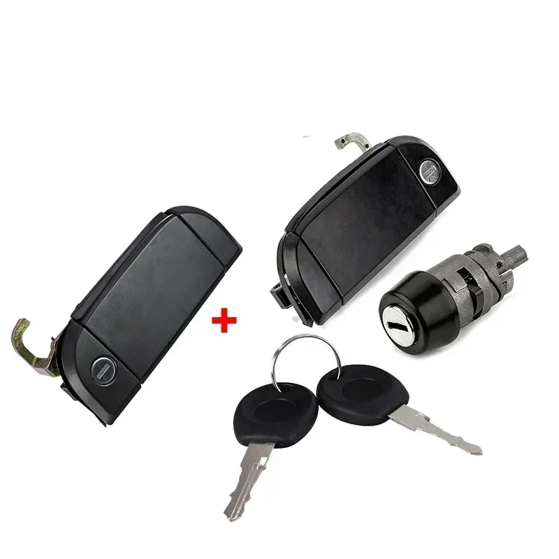 Manija de puerta con cerradura y llave – VW Transporter T4 - imagen 2