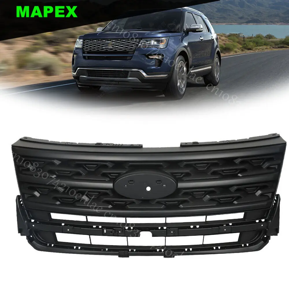 Protector Parrilla Superior Ford Explorer 2018-2020 ABS Negro - imagen 2