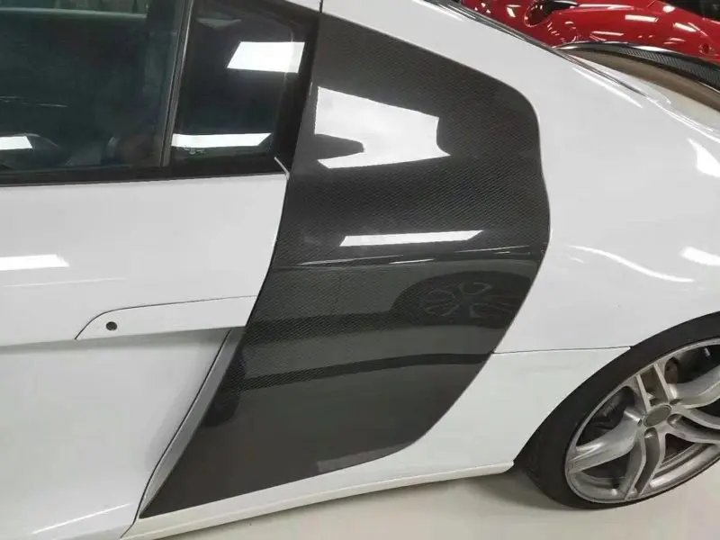 Faldón lateral fibra de carbono Audi R8 estilo OEM 2008-2015 - imagen 5