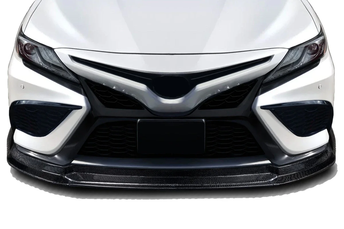 Labio delantero de fibra de carbono para Toyota Camry 2018-2023 - imagen 2