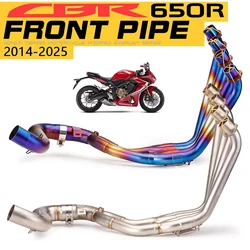 Tubo de enlace frontal de Escape para motocicleta, sistema completo de Escape para Moto, conexión móvil para CBR 650R 650 CBR650F CBR650 CB650F