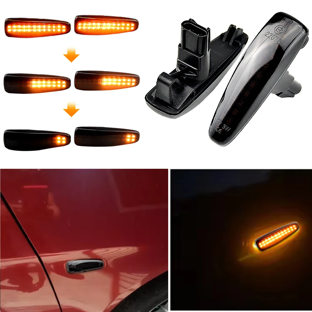 Intermitente LED dinámica lateral Mitsubishi Lancer Evo X - imagen 5