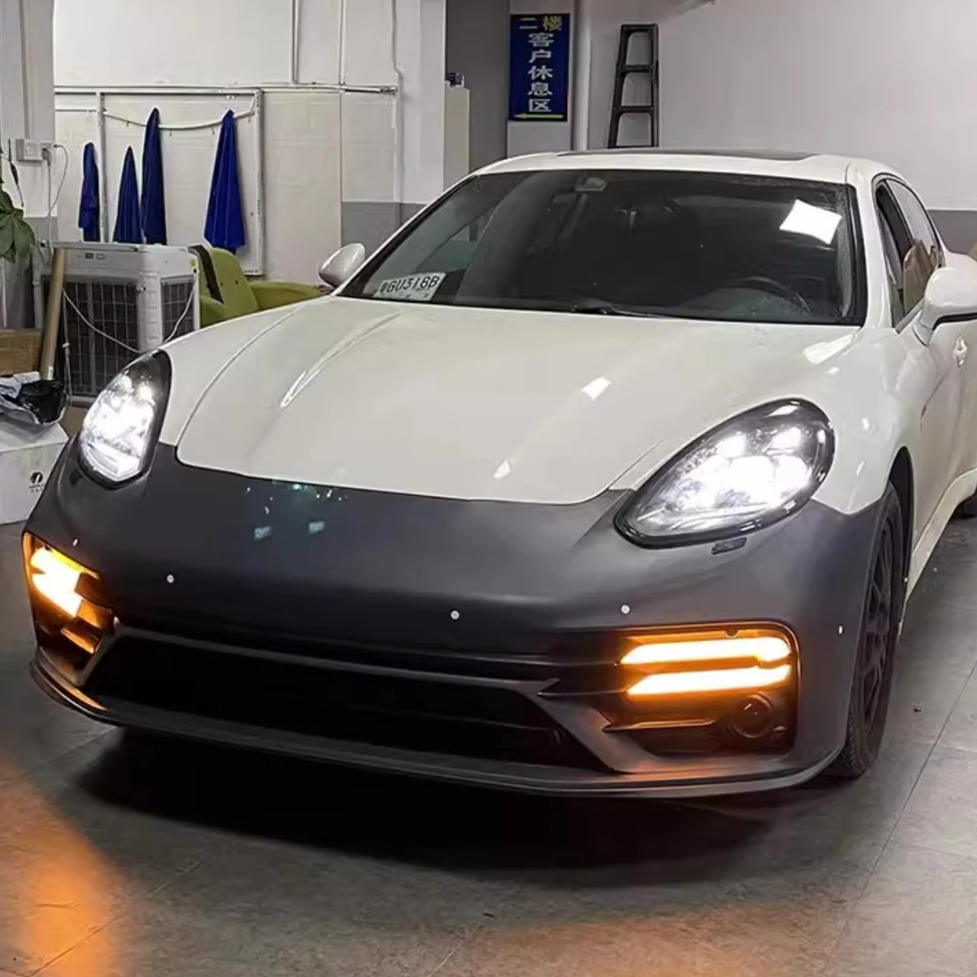 Kit carrocería estilo 971 para Porsche Panamera 970 (parachoques + faros) - imagen 5