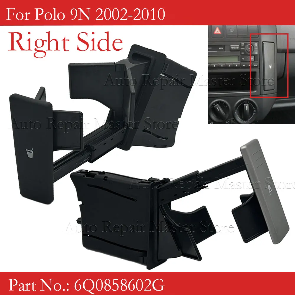 Portavasos consola central VW Polo 9N 6Q0858602 (2002-2010)
