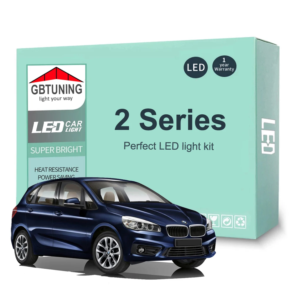 Bombillas LED Canbus para interior BMW Serie 2 F45, F22 y F87