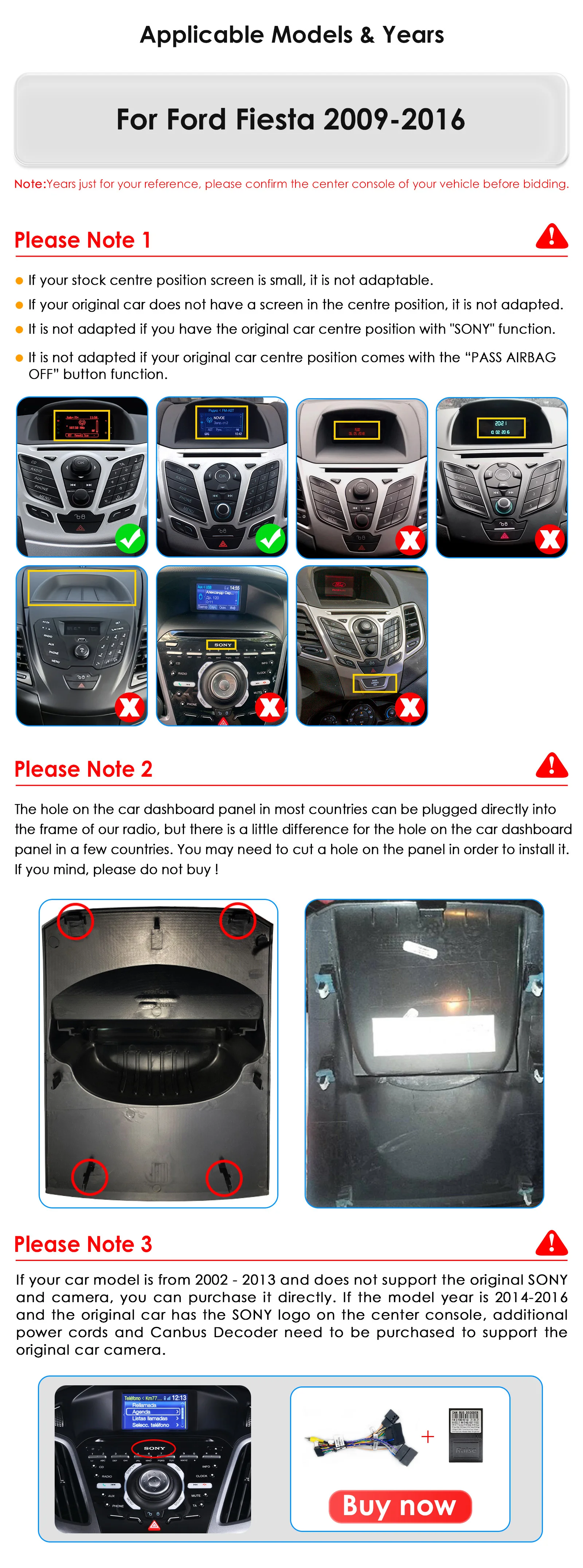 Compatibilidad Ford Fiesta
