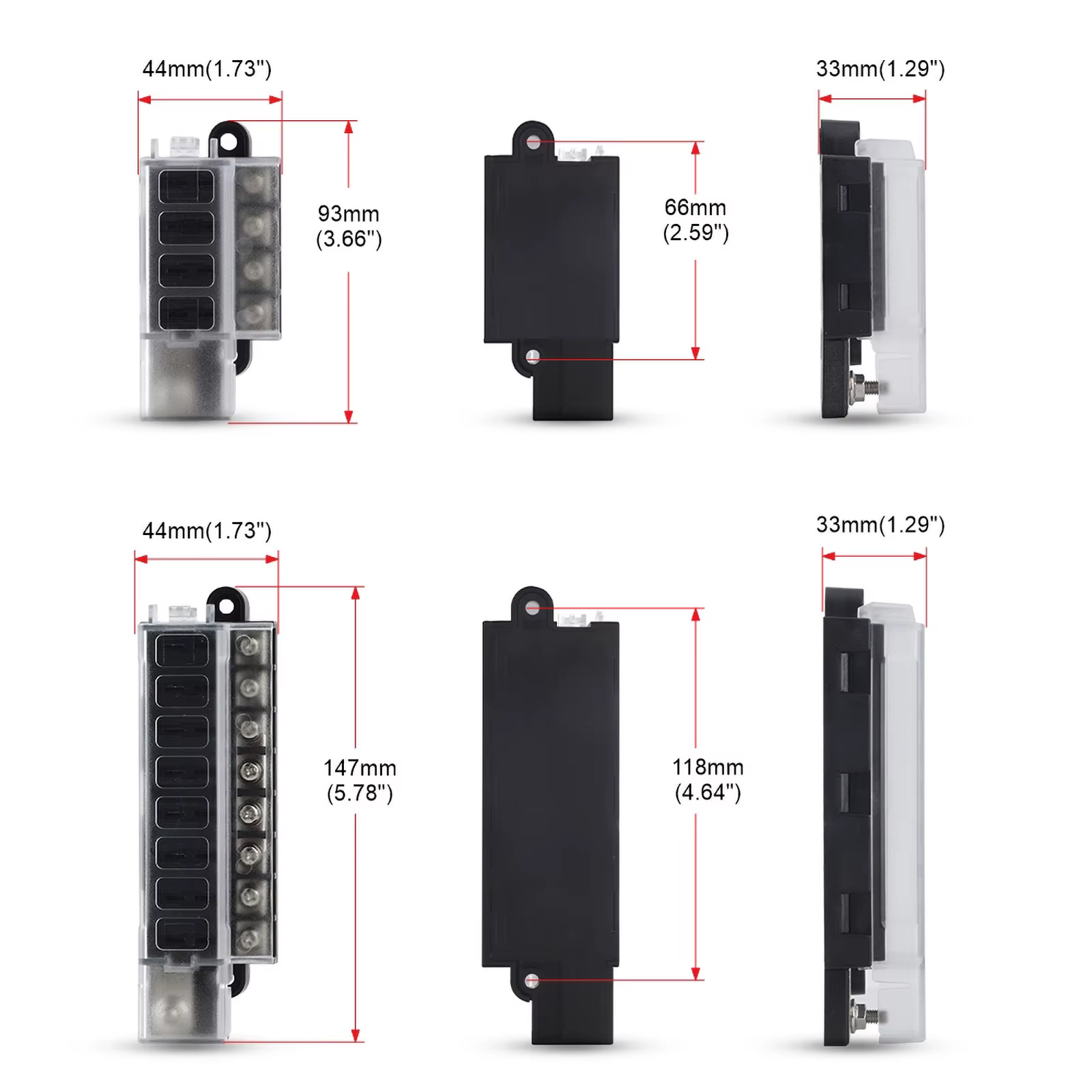 Caja porta fusibles ATO 12V-24V para coche y camión - imagen 2