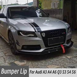 Divisor de alerón delantero universal para Audi A3 A4 A6 Q3