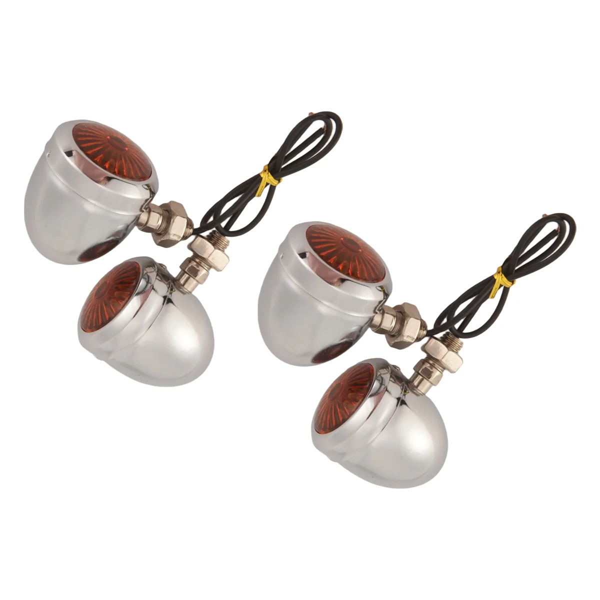 Bombilla LED intermitente cromada para moto – espejo direccional homologada - imagen 2