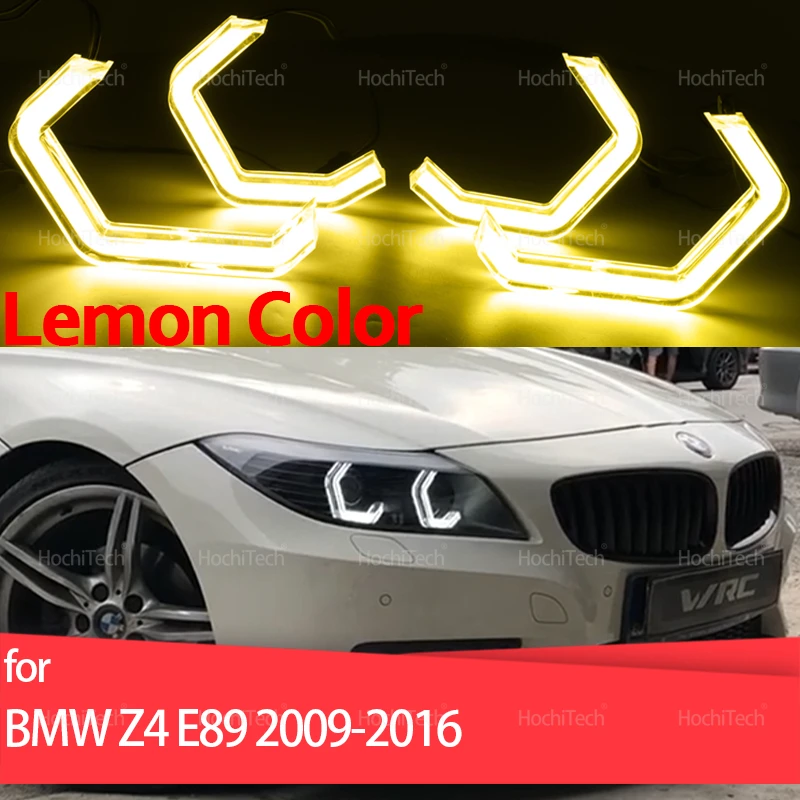 Kit LED Ojos de Ángel amarillo estilo M4 para BMW Z4 E89