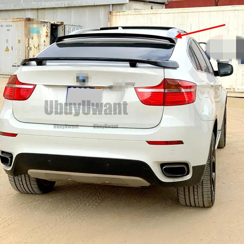 Alerón de techo para BMW X6 E71 2008-2014 en ABS imprimado - imagen 3
