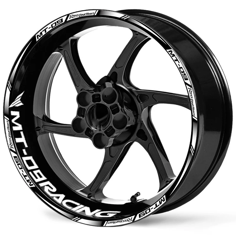Pegatinas reflectantes Yamaha MT-09 para llanta - imagen 5