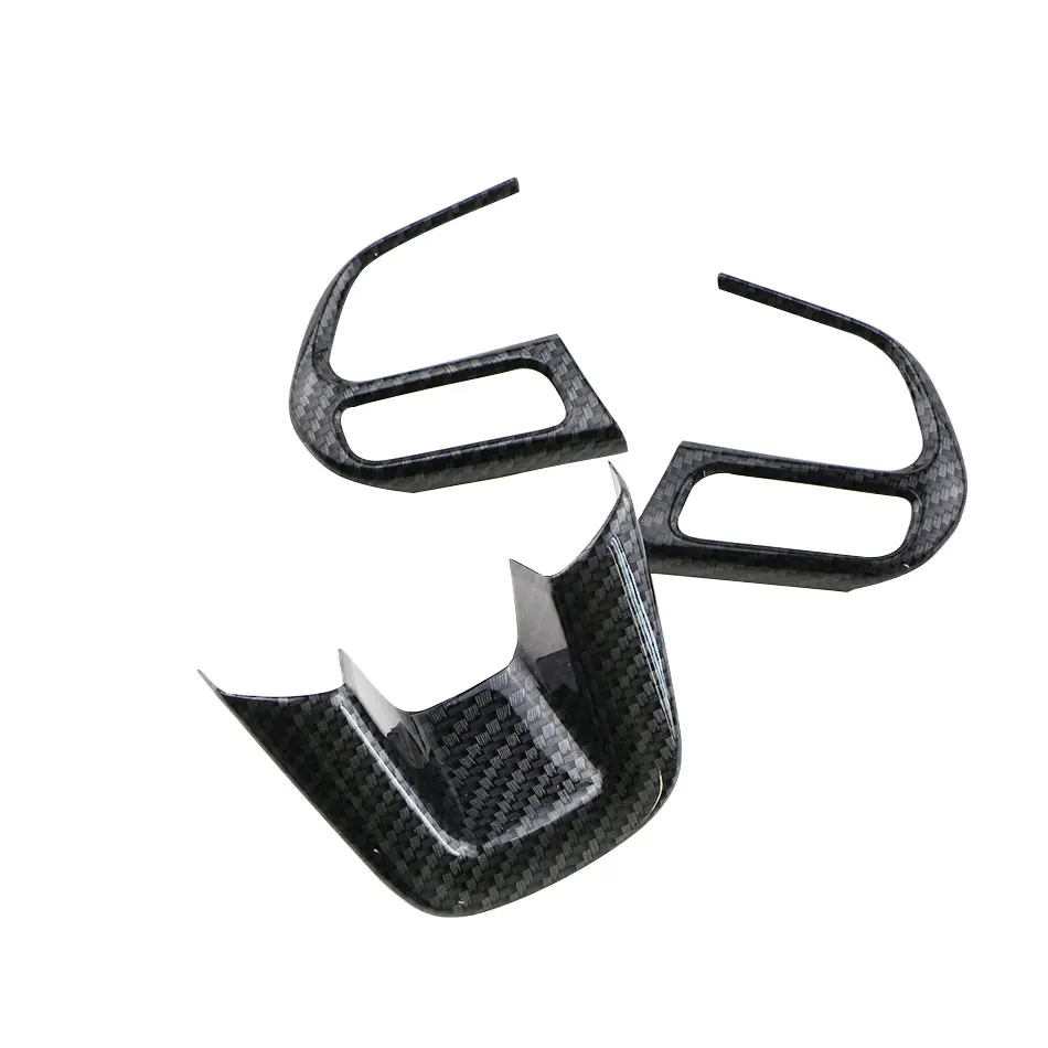 3 unids/set ABS pegatina embellecedora para volante para Jeep Renegade 2015-2021 decoración Interior de coche para Jeep Compass 2017-2020 - imagen 5