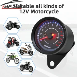 Tacómetro universal para moto 0-13.000 rpm con retroiluminación LED