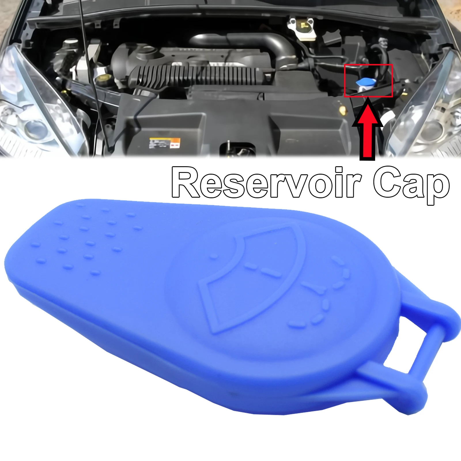 Tapón del depósito limpiaparabrisas Ford Galaxy, S-Max, Mondeo y Kuga
