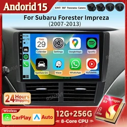 Android 15 CarPlay Autoradio 2DIN para Subaru Impreza Forester 07-13