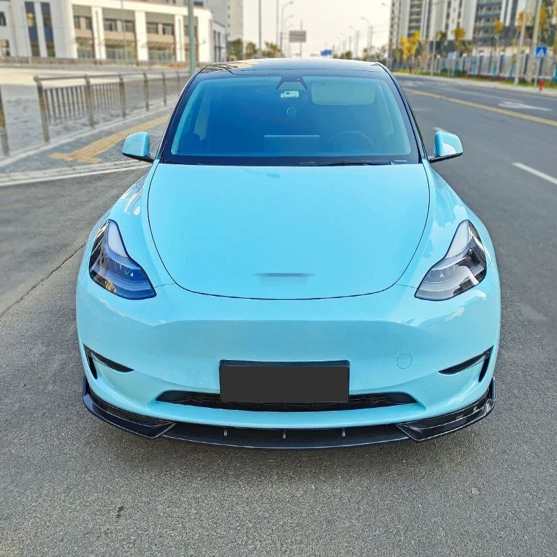 Alerón delantero tipo Splitter Tesla Model Y negro 2021-2023 - imagen 2