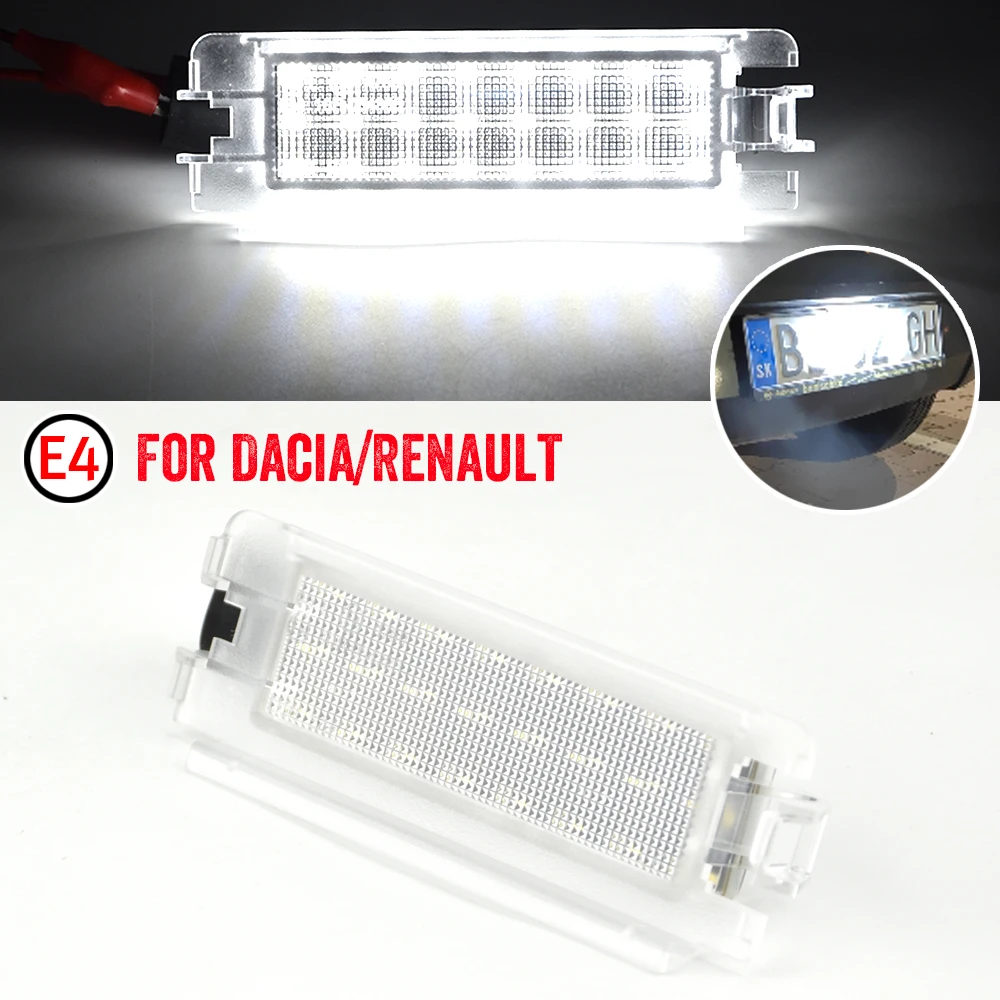 Lámpara LED matrícula blanca Dacia Sandero II y Logan 2013 - imagen 5