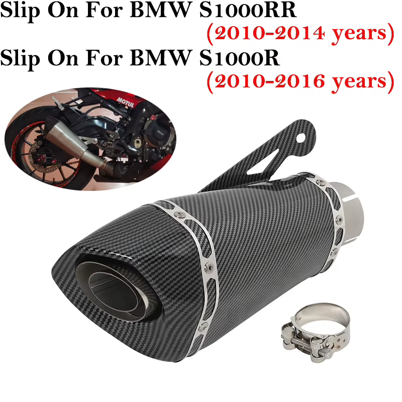 Silenciador de escape 60 mm DB Killer para BMW S1000RR/S1000R