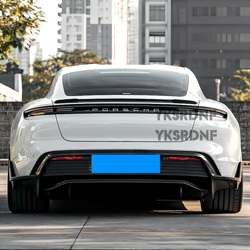 Alerón trasero Porsche Taycan 2018-2022 fibra de carbono sin pintar - imagen 2