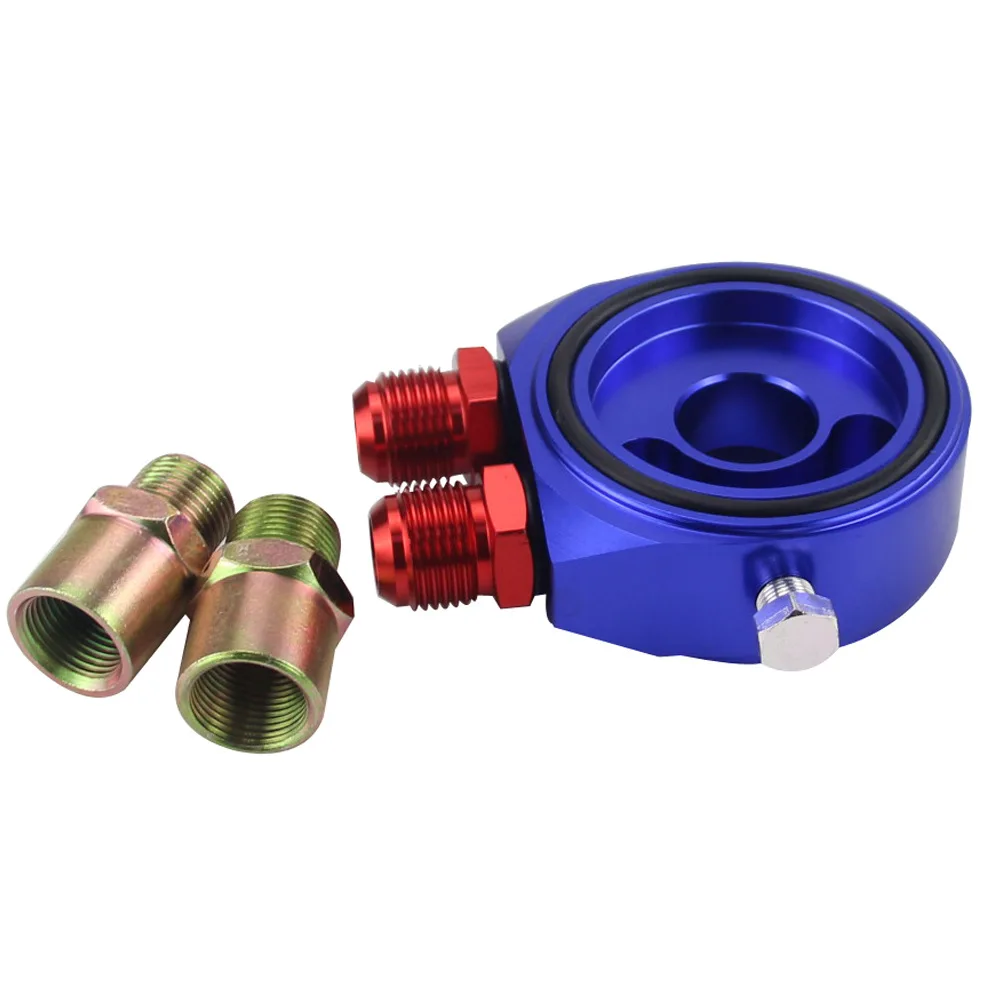 Adaptador sándwich aluminio enfriador filtro aceite M20x1.5 1/8NPT AN10 - imagen 5