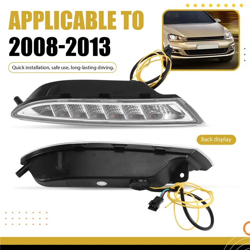 AB56-Car foco LED antiniebla intermitente luz diurna Scirocco 2008-2013 - imagen 4