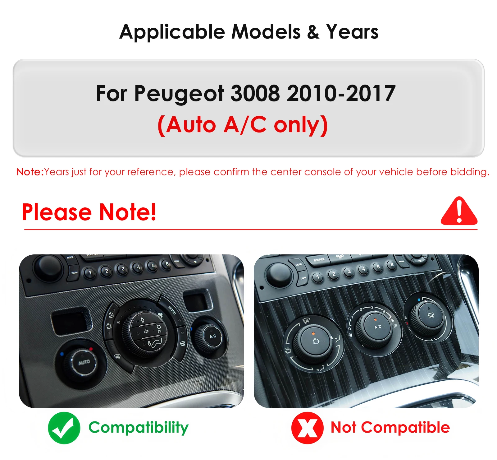Pantalla multimedia para Peugeot 3008 con GPS y CarPlay