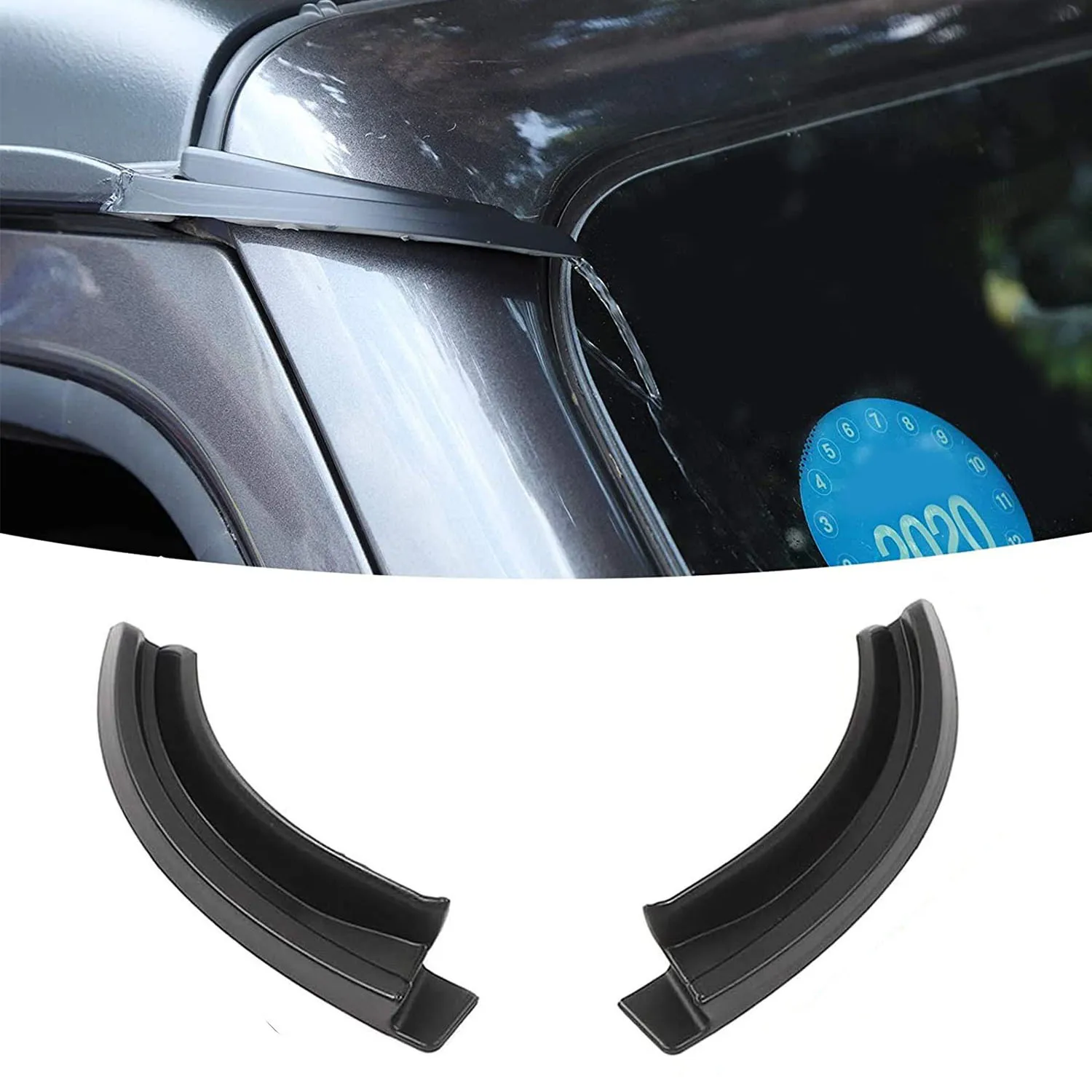 Deflector lluvia canal techo Jeep Wrangler JK JL JT Gladiator