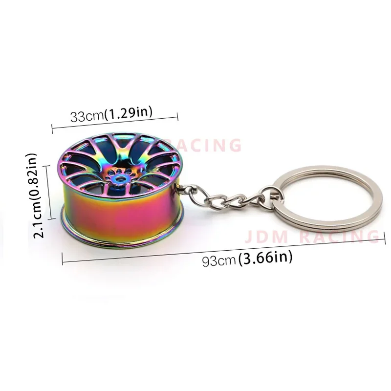 Llavero llanta coche 3D – Accesorio automoción regalo original - imagen 2